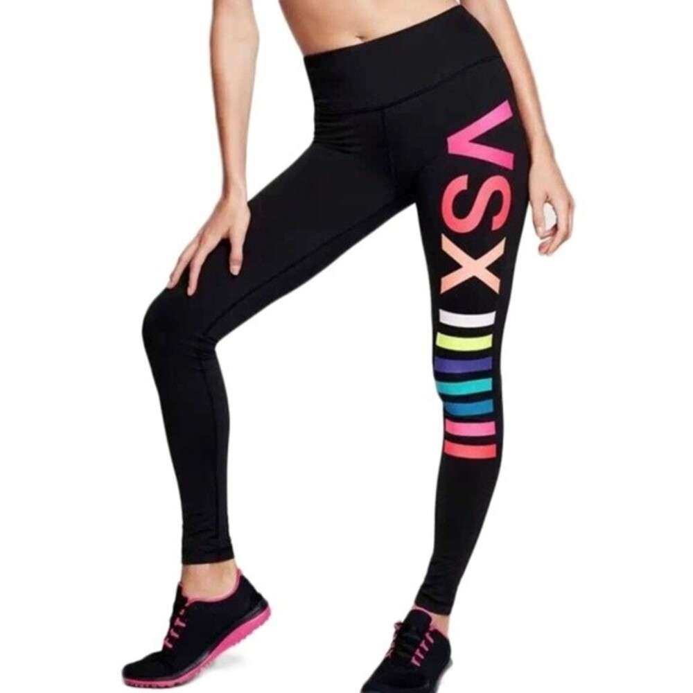 Victorias Secret Sport Leggings Yoga Leggings Black Knockout Legging size Medium